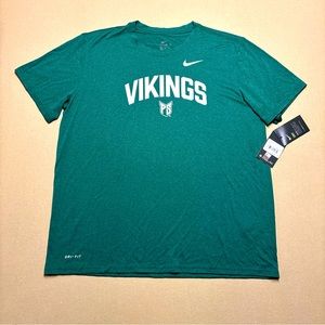 New Mens XL Portland State Vikings T-Shirt Nike Dri Fit X-large NWT Tee Shirt